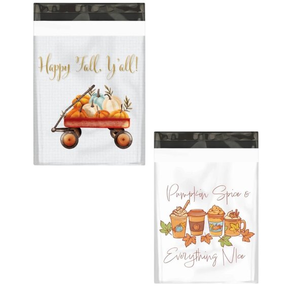 Fall Poly Mailers - (10 count) 10”x13” - Picture 1 of 11